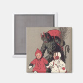 Krampus jaagt kinderen Switch Magneet (Voorkant / Achterkant)