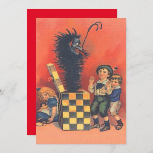 Krampus Jack-In-A-Box (Voorkant / Achterkant)