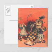 Krampus Jack-In-A-Box Briefkaart (Voorkant / Achterkant)