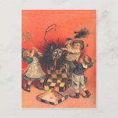 Krampus Jack-In-A-Box Briefkaart (Voorkant)