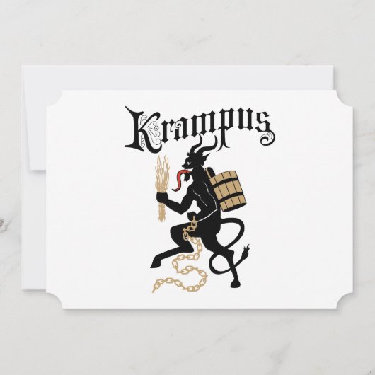 Krampus Kaart (Achterkant)