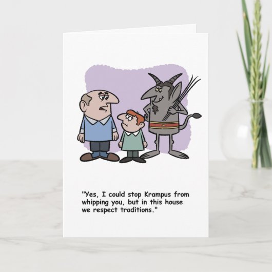 Krampus Kaart (Voorkant)