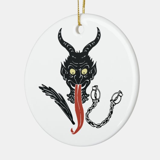 Krampus Keramisch Ornament (Links)