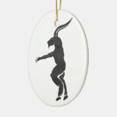 Krampus Keramisch Ornament (Links)