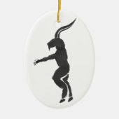 Krampus Keramisch Ornament (Voorkant)