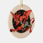 Krampus Keramisch Ornament (Rechts)