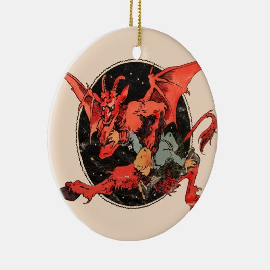 Krampus Keramisch Ornament (Rechts)