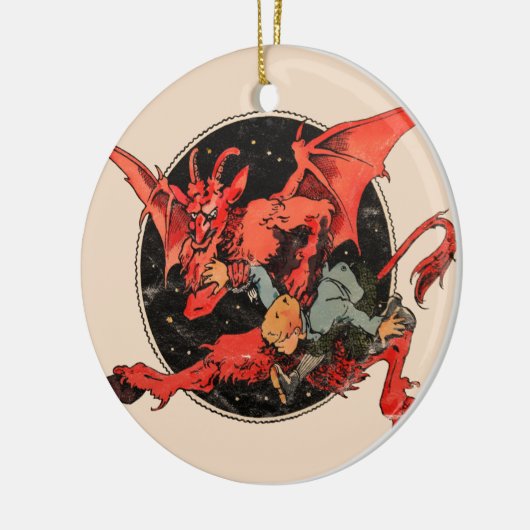 Krampus Keramisch Ornament (Links)