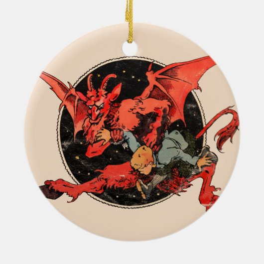 Krampus Keramisch Ornament (Achterkant)