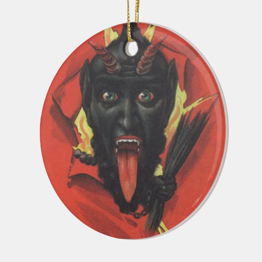 Krampus Keramisch Ornament (Links)