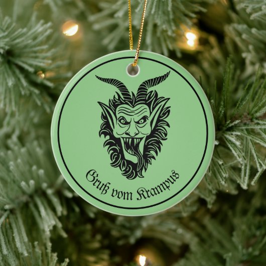 Krampus Keramisch Ornament (Boom)