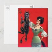  Krampus kerst Briefkaart (Voorkant / Achterkant)