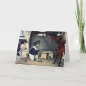  Krampus kerst Feestdagen Kaart (Voorkant)