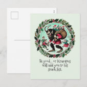Krampus Kerst                                  Feestdagenkaart (Voorkant / Achterkant)