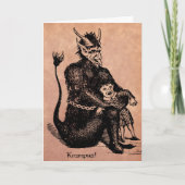  Krampus Kerst Kaart (Voorkant)