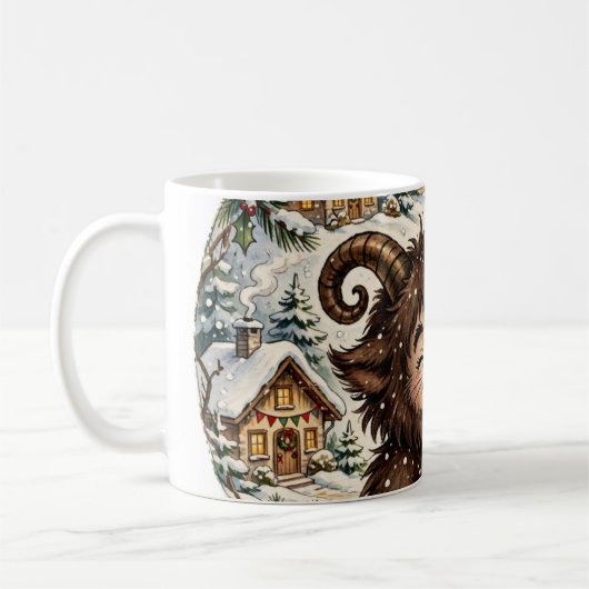 Krampus Kerst Koffiemok (Links)