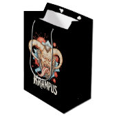 Krampus Kerst Kramperl Perchten Hulpsinterklaas Medium Cadeauzakje (Voorkant Gekanteld)