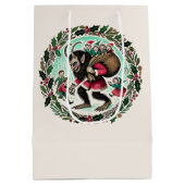 Krampus Kerst Medium Cadeauzakje (Achterkant)