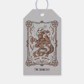 Krampus Kerstfeestdag Cadeaulabel (Voorkant)