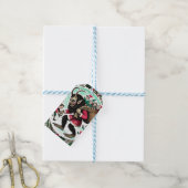 Krampus Kerstmis Cadeaulabel (Met Touw)