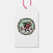 Krampus Kerstmis Cadeaulabel (Voorkant)