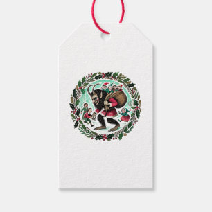 Krampus Kerstmis Cadeaulabel