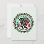 Krampus Kerstmis Feestdagenkaart (Voorkant)
