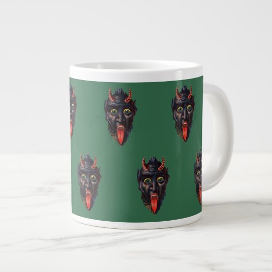 Krampus Kerstmis Grote Koffiekop (Voorkant rechts)