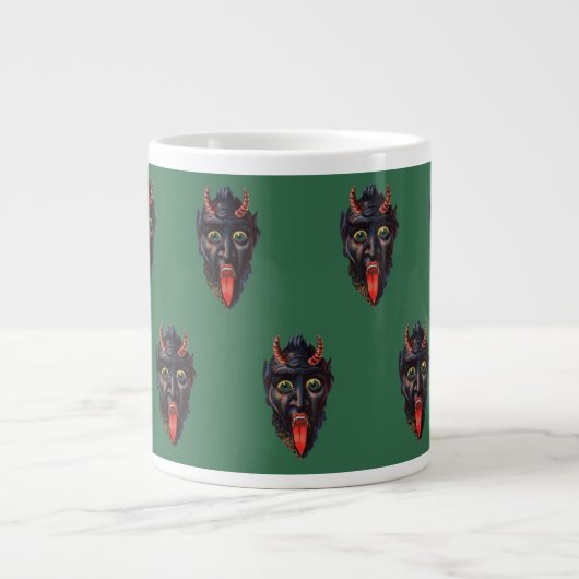 Krampus Kerstmis Grote Koffiekop (Voorkant)