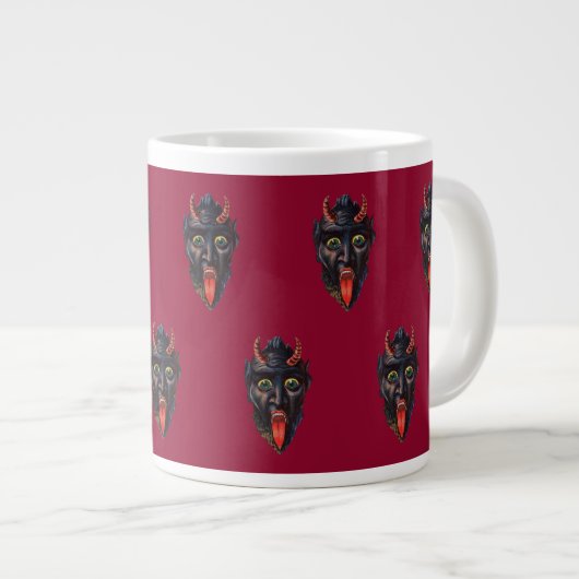 Krampus Kerstmis Grote Koffiekop (Voorkant rechts)
