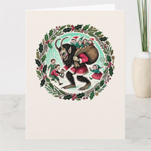 Krampus Kerstmis Kaart