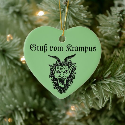 Krampus Kerstmis Keramisch Ornament (Boom)