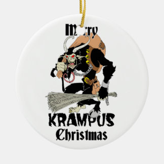 Krampus Kerstmis Keramisch Ornament