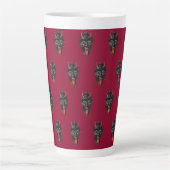 Krampus Kerstmis Latte Mok (Voorkant)