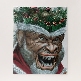 Krampus Kerstmis Legpuzzel