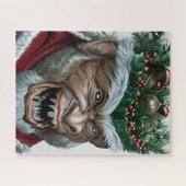 Krampus Kerstmis Legpuzzel (Horizontaal)