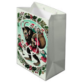 Krampus Kerstmis Medium Cadeauzakje (Achterkant Gekanteld)