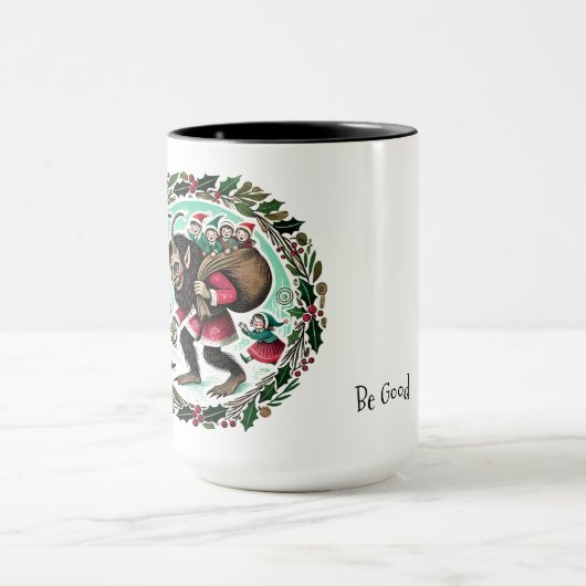 Krampus Kerstmis Mok (Midden)