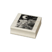 KRAMPUS KERSTMIS ONDEUGENDE LIJST RUBBER STEMPEL (Stempel)