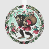 Krampus Kerstmis Ornament (achterkant)