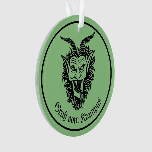 Krampus Kerstmis Ornament (voorkant)