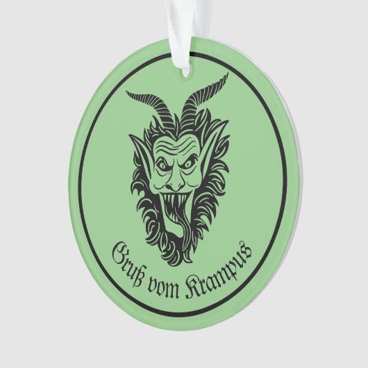 Krampus Kerstmis Ornament (voorkant)