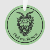 Krampus Kerstmis Ornament (voorkant)