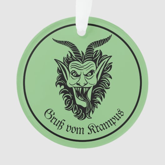 Krampus Kerstmis Ornament (voorkant)
