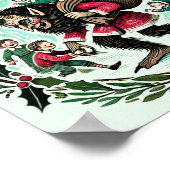 Krampus Kerstmis Poster (Hoek)