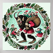 Krampus Kerstmis Poster (Voorkant)