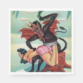 Krampus Kerstmis Servet