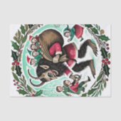 Krampus Kerstmis Tissuepapier (Voorkant)