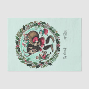 Krampus Kerstmis Tissuepapier