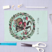 Krampus Kerstmis Tissuepapier (Craft)